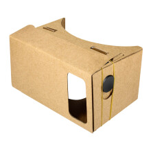 Smartphone VR-Brille aus recycelbarem Karton Ultrakompakt – Braun