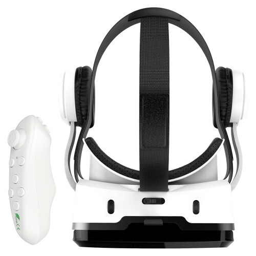 VR Smartphone Virtual Reality 3D with Audio Bluetooth Shinecon G04BS White 1