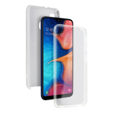 360 Case for Samsung Galaxy A20e Flexible Front & Rigid Back – Transparent
