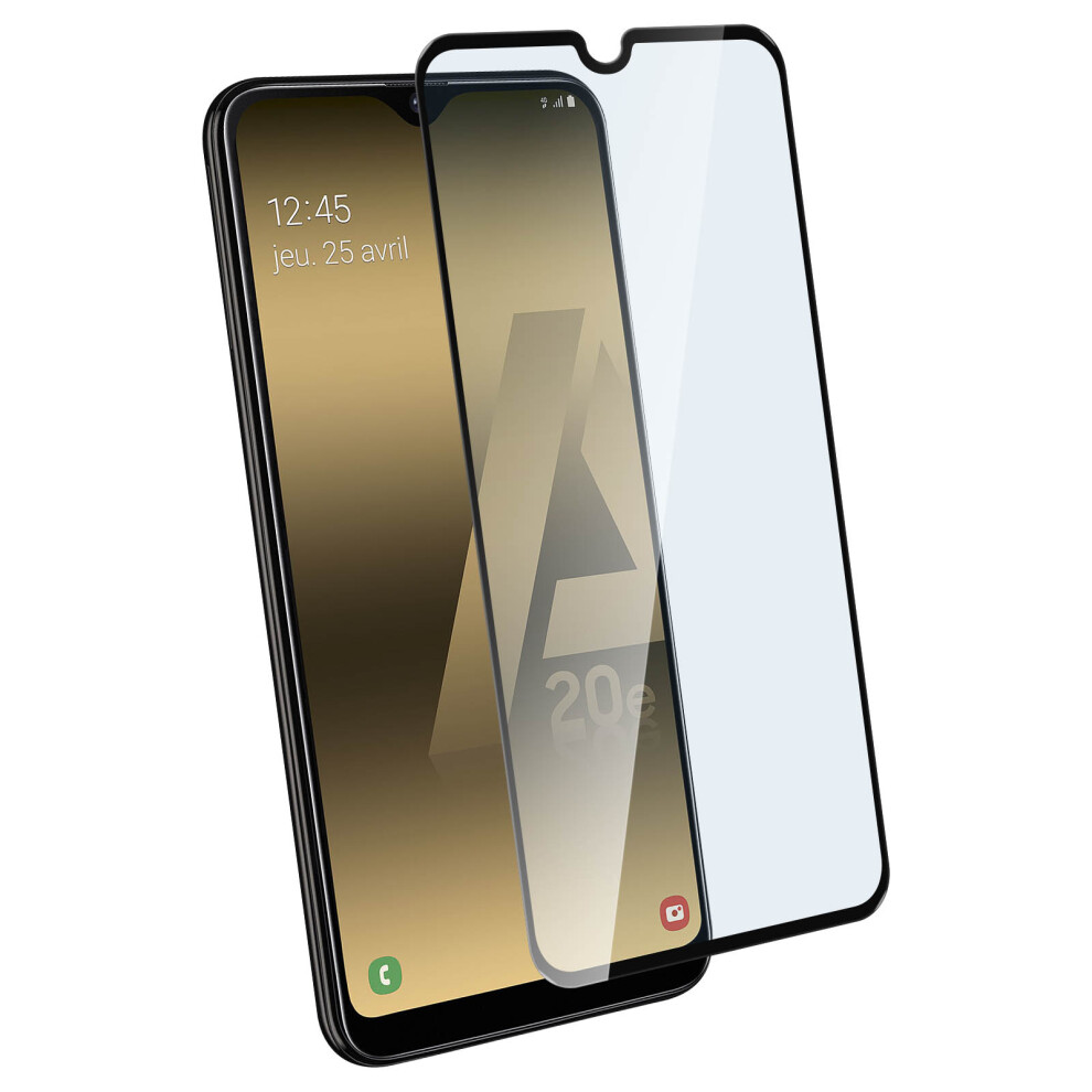 Galaxy A20e Screen Protector 9H Tempered Glass Transparent Beveled Edges 3662427352284