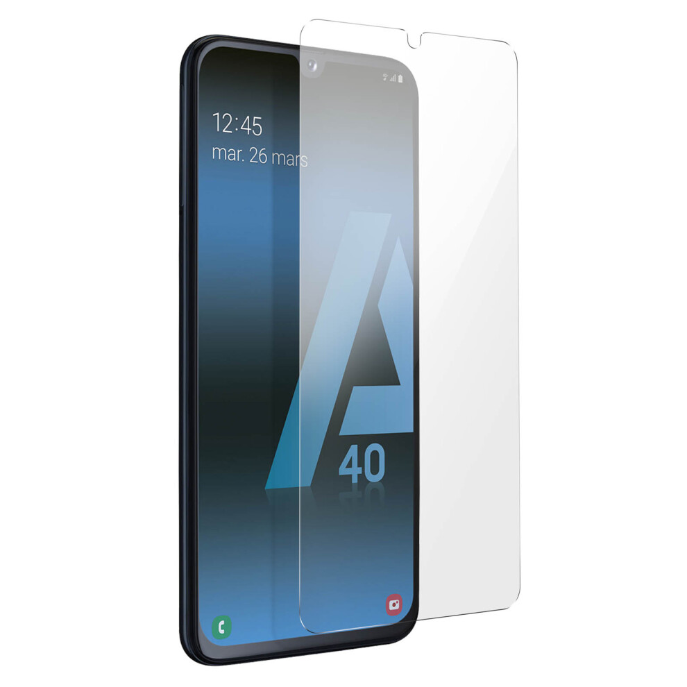 Galaxy A40 Screen Protector 9H Tempered Glass Transparent Shockproof 3662427357746