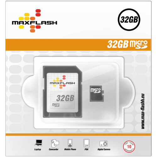 Goodram 32GB Class 10 UHS-I microSD-kortti SD-sovittimella 2