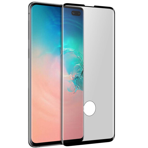 Avizar Tempered Glass Screen Protector for Samsung Galaxy S10 Plus Beveled Edges 1
