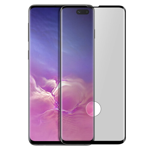 Avizar Tempered Glass Screen Protector for Samsung Galaxy S10 Plus Beveled Edges