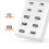 LinQ Station de Charge Multiport 4 USB-C + 6 USB 50W Câble 1m Compact Blanc 3