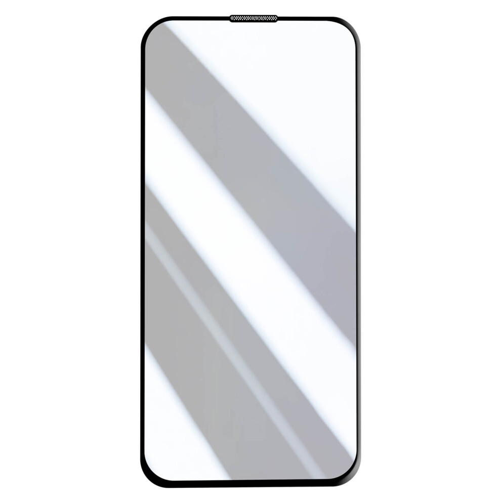 Tempered Glass For Iphone 15 Total Adhesion Beveled Edge Shockproof Black 3662427921923