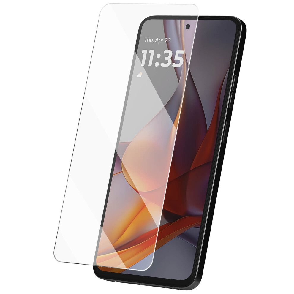 Avizar Tempered Glass For Motorola Moto G75 Hardness 9H Anti-Scratch Beveled, Sienna 3662428087727