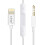 Cavo aux iPhone iPad iPod iPod a Jack 3,5 mm Telecomando LinQ bianco 1