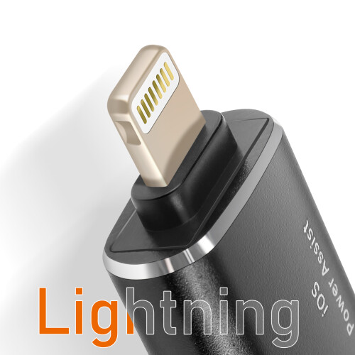 LinQ OTG USB and USB C to Apple Lightning adapter, Black 2