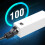 Adattatore Ethernet da RJ45 a Lightning per iPhone e iPad, 100 Mbps, Bianco 5
