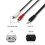 Avizar 3.5mm Cable To RCA stereo Adapter Audio Amplification Smartphone 6