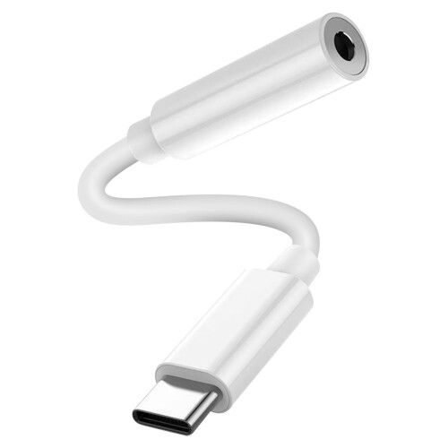 Avizar USB-C to 3.5mm Jack Audio Adapter High Quality Sound Compact Light 1