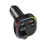 Trasmettitore FM Bluetooth con caricatore da auto USB QC 3.0 e USB-C 18W C2 nero 2
