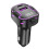 XO Trasmettitore FM per auto Bluetooth con caricabatterie USB e USB-C, Nero 1