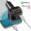 Trasmettitore FM Bluetooth con caricatore da auto USB QC 3.0 e USB-C 18W C2 nero 4
