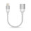 Swissten Adattatore OTG Lightning-USB per iPhone, Bianco 5