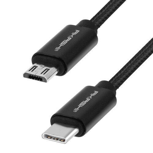 Akashi Cabo USB tipo C para Micro-USB - Transferência e carregamento - 1m