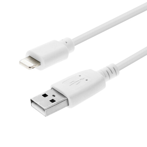 Cavo USB verso connettore iPhone / iPad & Sync Quick Charge 2.0 1.2m - Bianco 1