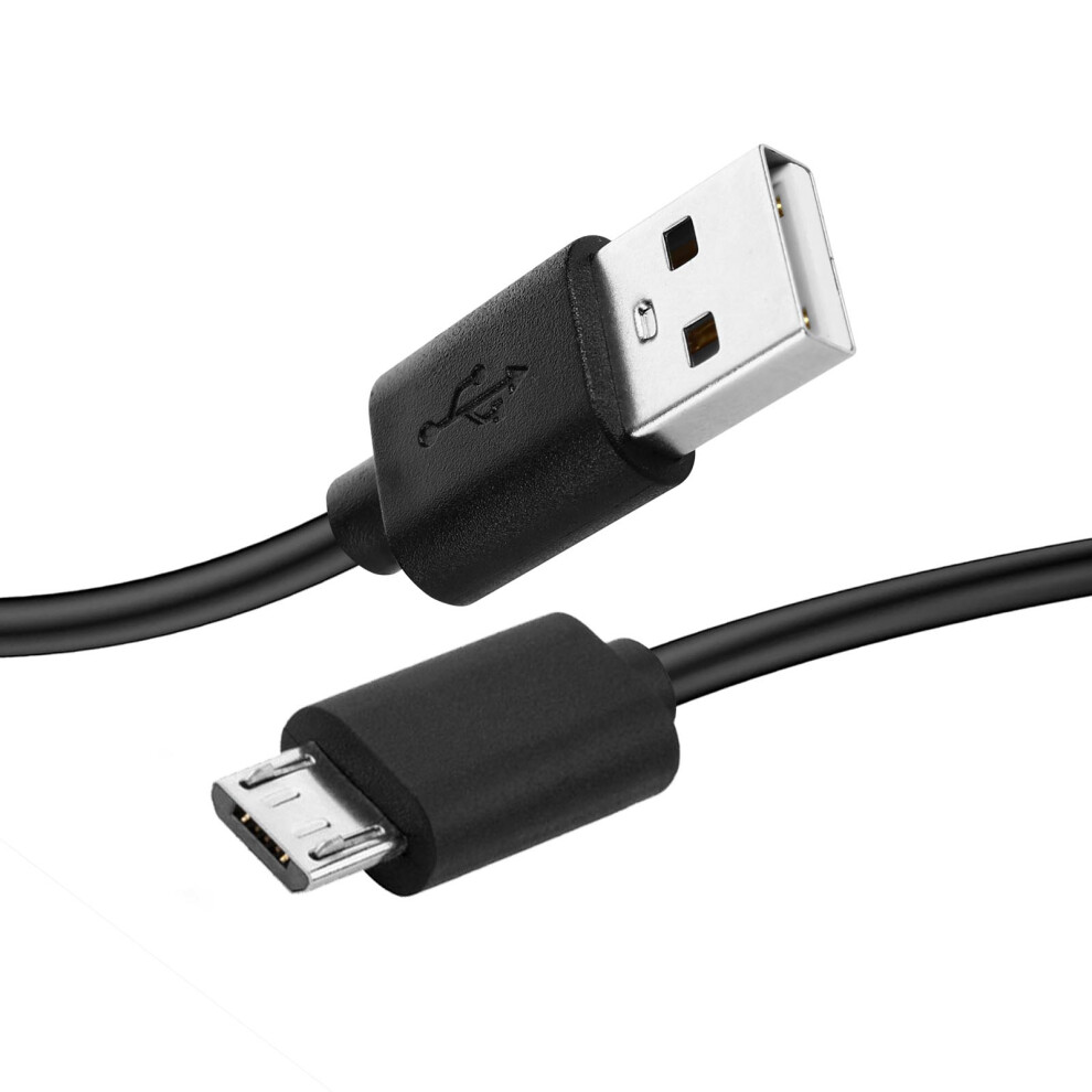 Micro Usb Cable To Usb Charge + Pc Transfer Charge / Sync - Black 3662427022255
