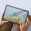 Akashi Vetro temperato per Samsung Galaxy Tab A9 Plus durezza 9H antigraffi, Trasparente 3