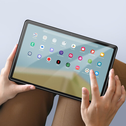 Akashi Vetro temperato per Samsung Galaxy Tab A9 Plus durezza 9H antigraffi, Trasparente 2