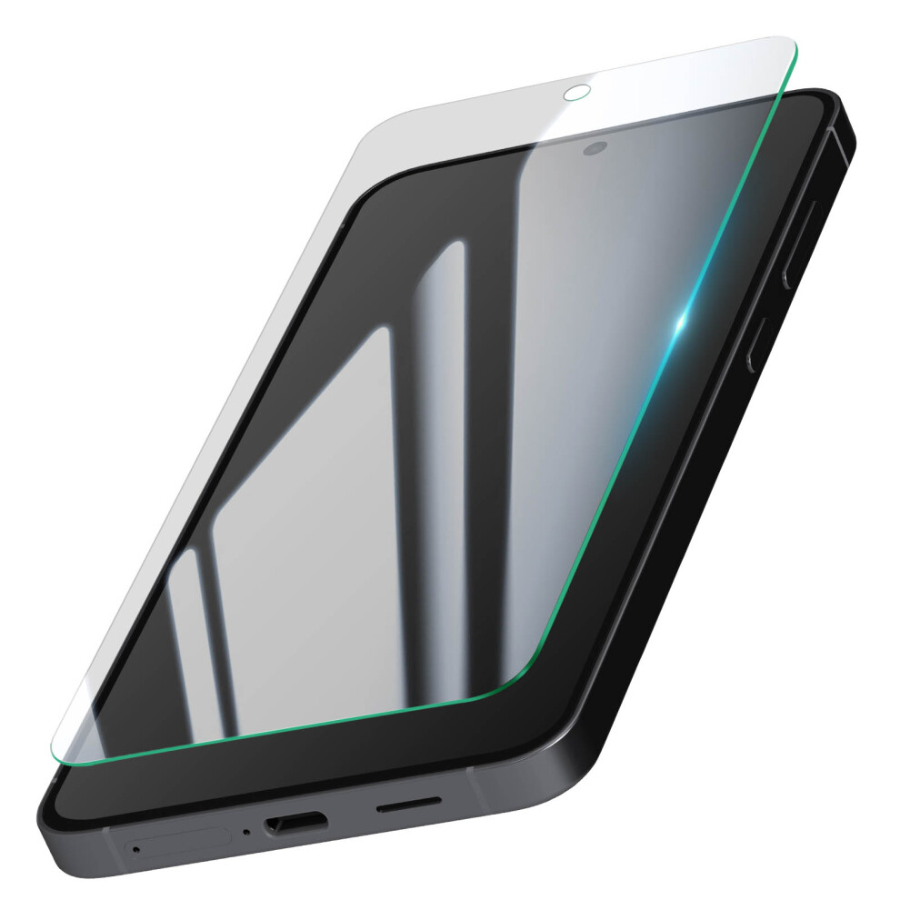 Avizar Screen Protector For Galaxy S25 Fe In 9H Tempered Glass Anti-Shock Oleophobic, Sienna 3662428254648