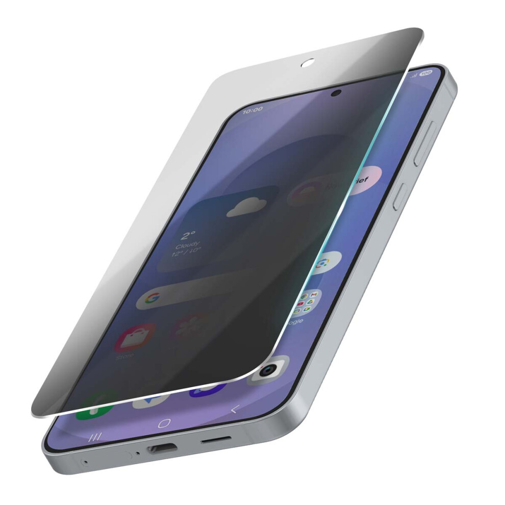 Avizar Tempered Glass Screen Protector For Samsung Galaxy S25 Anti-Spy, Sienna 3662428211634