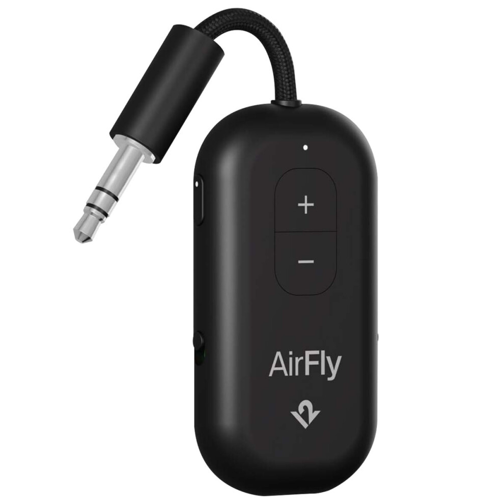 Photos - FM Transmitter Twelve South AirFly Pro 2 Bluetooth Audio Transmitter with 3.5mm Jack 25h Battery Life, Black TS-2411 