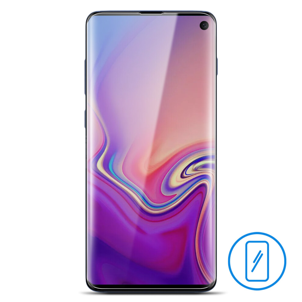Samsung Galaxy S10 Curved Screen Protector Latex Soft Transparent Film 3662427317238