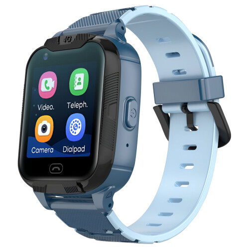 Maxlife Smartwatch Bambini WiFi SIM GPS Videochiamata, Blu