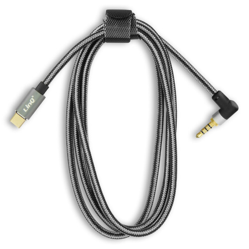 LinQ Cabo USB-C a 3,5mm 4 Pinos Macho a 3,5mm Cabo Jack 1,5m
