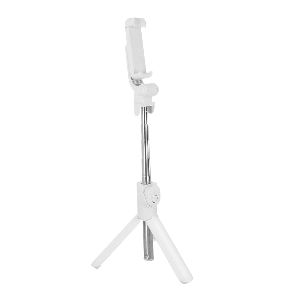 Selfie Stick With Tripod Bluetooth Remote Control Extendable Arm 68 Cm - White 3662427483759
