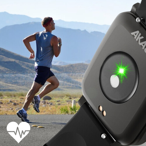 Akashi Bluetooth Smart Watch Waterproof IP68 Certified 15 Day Autonomy 2