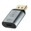 Videoadapter USB-C Buchse auf DisplayPort Stecker Kompaktes Design Grau 1