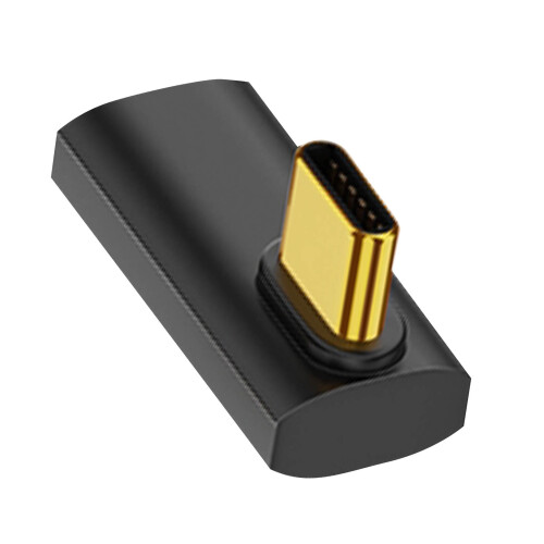 Avizar USB-adapter USB C horizontaal schuin240 W, 40 Gbps, Zwart 1