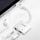 Adaptateur Audio et Charge iPhone vers Jack 3.5mm Lightning Compact LinQ Blanc 5