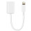 Avizar Adaptateur OTG USB vers Lightning Compact Portable 10cm Blanc 2