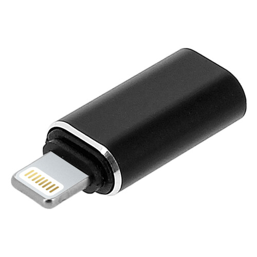 Lightning / USB-C Lade- und Sync-Adapter - Schwarz 1