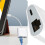 Lightning auf Ethernet + Lightning Adapter – Weiß 3