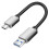 Avizar Mini USB-C/USB cable, ultra-short 15 cm, CarPlay, Android Auto, charging station 1