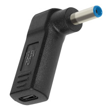 Adaptateur de Charge USB-C vers DC 4.5 x 3.0mm pour Ordinateur HP / DELL