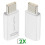 4smarts Adattatore da Lightning a USB-C per iPhone da 27W set da 2, Bianco 5