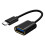 USB / USB-C Kompakter Adapter Flüssige Verbindung - Schwarz 2