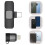 Wireless Noise Reduction Microphone USB C and Lightning Adapters LinQ Black 5