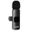 Wireless Noise Reduction Microphone USB C and Lightning Adapters LinQ Black 2