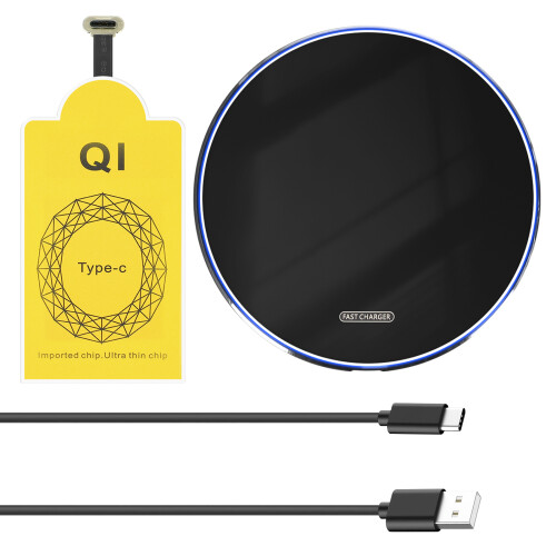 Avizar Qi Charger kit and USB Type C Wireless Charging Receiver 1
