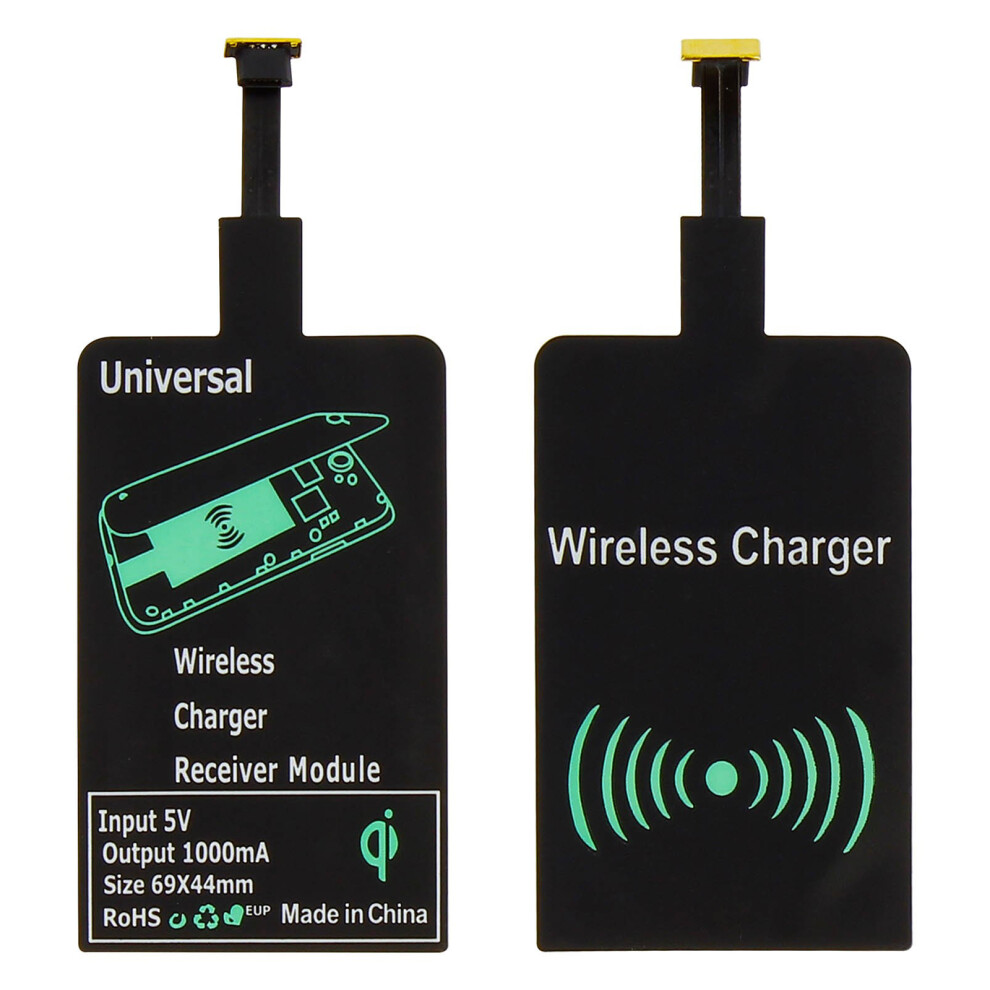 Qi Charger Kit And Micro-Usb Wireless Charging Receiver- Black 3662427357951
