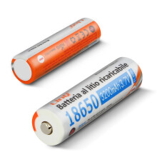 LinQ 2x Batterijen 18650 Lithium 3200mAh 3.7V Oplaadbaar Standard Top