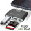 USB-C to USB and micro USB Adapter, SD and micro SD Card Reader 6