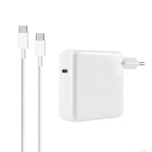 LinQ Wandlader voor MacBook 61W met USB-C Kabel 2m